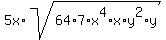 5x%2Asqrt%2864%2A7%2Ax%5E4%2Ax%2Ay%5E2%2Ay%29