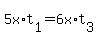 5x%2At%5B1%5D+=+6x%2At%5B3%5D