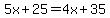 5x%2B25=4x%2B35