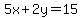 5x%2B2y=15