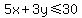 5x%2B3y%3C=30