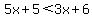 5x%2B5%3C3x%2B6
