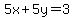 5x%2B5y=3