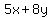 5x%2B8y