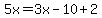 5x=3x-10%2B2