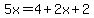 5x=4%2B2x%2B2