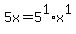 5x=5%5E1%2Ax%5E1