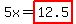 5x=highlight%2812.5%29