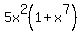 5x%5E2%281%2Bx%5E7%29