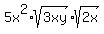 5x%5E2%2Asqrt%283xy%29sqrt%282x%29