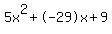 5x%5E2%2B-29x%2B9