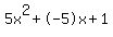 5x%5E2%2B-5x%2B1