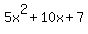 5x%5E2%2B10x%2B7