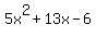 5x%5E2%2B13x-6