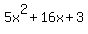 5x%5E2%2B16x%2B3