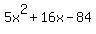 5x%5E2%2B16x-84
