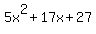 5x%5E2%2B17x%2B27