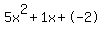 5x%5E2%2B1x%2B-2