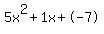 5x%5E2%2B1x%2B-7