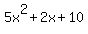 5x%5E2%2B2x%2B10