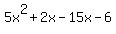 5x%5E2%2B2x-15x-6