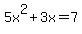 5x%5E2%2B3x+=+7
