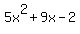 5x%5E2%2B9x-2