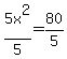 5x%5E2%2F5+=+80%2F5