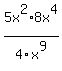 5x%5E2+%2A+8x%5E4+%2F+4x%5E9