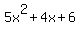 5x%5E2+%2B+4x+%2B+6