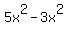 5x%5E2+-+3x%5E2+