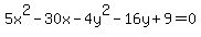 5x%5E2-30x-4y%5E2-16y%2B9=0