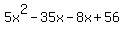 5x%5E2-35x-8x%2B56
