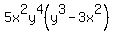 5x%5E2y%5E4+%28y%5E3+-+3x%5E2%29