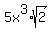 5x%5E3%2Asqrt%282%29