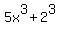 5x%5E3%2B2%5E3