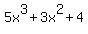 5x%5E3%2B3x%5E2%2B4