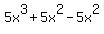 5x%5E3%2B5x%5E2-5x%5E2%26%238722%3B5x%2Bx%2B1=0+