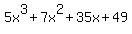 5x%5E3%2B7x%5E2%2B35x%2B49