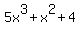 5x%5E3%2Bx%5E2%2B4