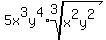 5x%5E3y%5E4%2Aroot%283%2Cx%5E2y%5E2%29