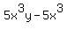 5x%5E3y+-+5x%5E3