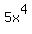 5x%5E4