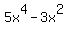 5x%5E4+-+3x%5E2