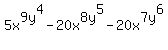 5x%5E9+y%5E4-20x%5E8+y%5E5-20x%5E7+y%5E6