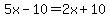 5x-10=2x%2B10