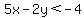 5x-2y%3C-4+
