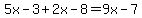 5x-3%2B2x-8=9x-7