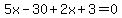 5x-30%2B2x%2B3+=+0
