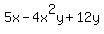 5x-4x%5E2y%2B12y